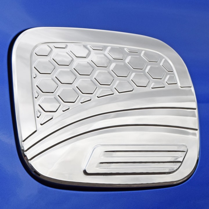 Fuel Cap Cover, Trux Cover, Color Chrome, Toyota Hilux Invincible 2016 - 2020 - EDK.ro