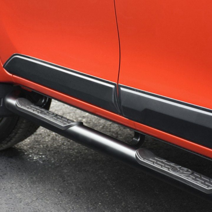 Door Armour, Trux Side Body, Color Matt Black, Toyota Hilux Invincible Double Cab 2016 - 2020 - EDK.ro