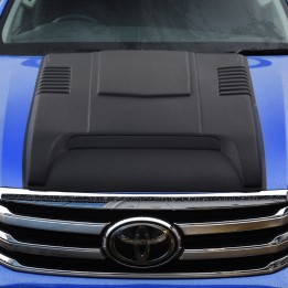 Bonnet Scoop, Trux, Color Matt Black, Toyota Hilux Invincible Double Cab 2016 - 2020 - EDK.ro