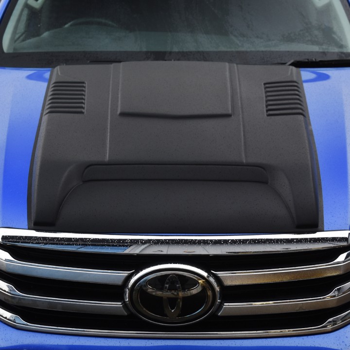 Priză de Aer Capotă, Trux, Culoare Negru Mat, Toyota Hilux Invincible Cabină Dublă 2016 - 2020 - EDK.ro