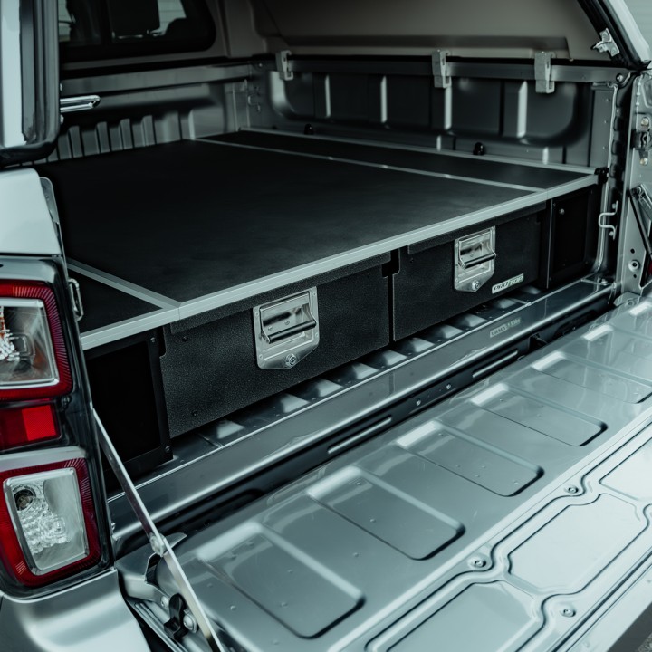 Drawer System, ProTop Rhino Deck Floor - System, Toyota Hilux Invincible Double Cab 2016 - 2020 - EDK.ro