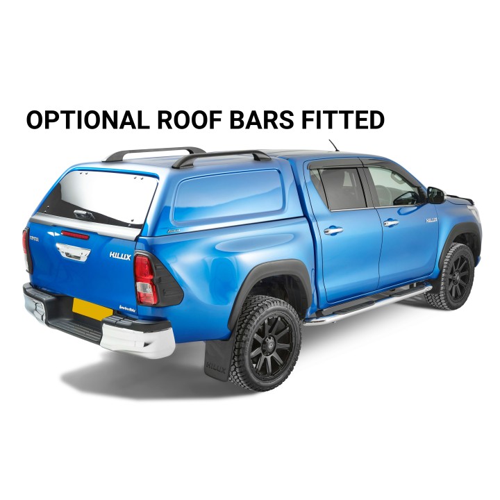 Hardtop Bed Cover, Aeroklas Commercial, Toyota Hilux Invincible Double Cab 2016 - Present - EDK.ro