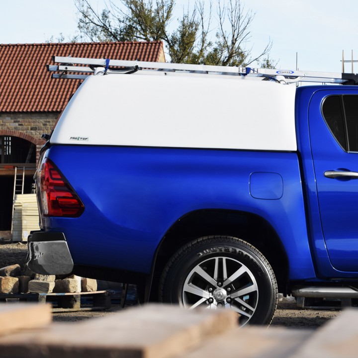 Hardtop Bed Cover, ProTop Tradesman, Toyota Hilux Invincible Double Cab 2016 - Present - EDK.ro