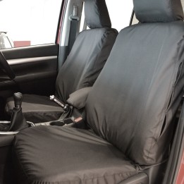 Huse Scaune, Trux Personalizate Impermeabile Față, X și Icon, Toyota Hilux Invincible Cabină Dublă 2016 - 2020 - EDK.ro