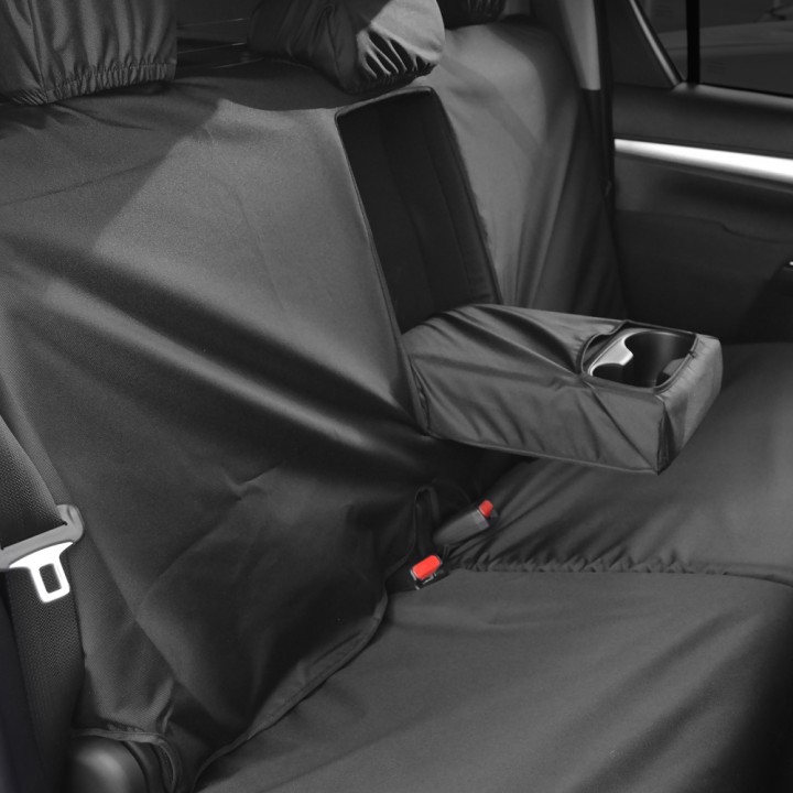 Seat Covers, Trux Tailored Waterproof Rear, X and Icon, Toyota Hilux Invincible Double Cab 2016 - Present - EDK.ro