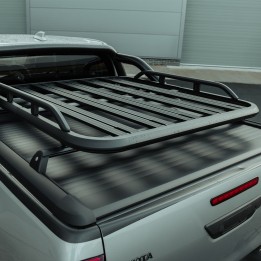 Platform Roof Rack, Predator Roller Shutters with Side Rails), Toyota Hilux Double Cab 2016 - 2026 - EDK.ro