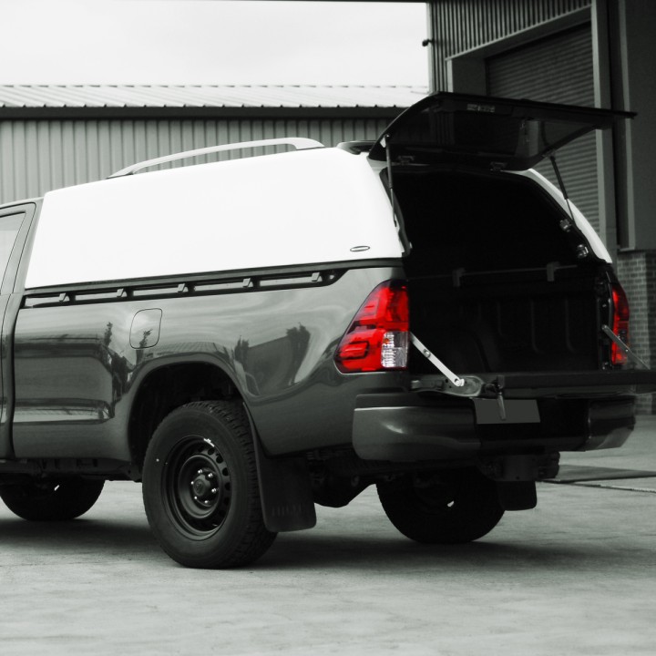 Hardtop Bed Cover, Carryboy Commercial, Toyota Hilux Single Cab 2016 - 2026 - EDK.ro