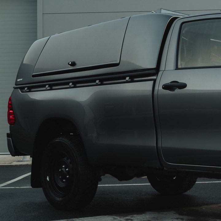 Hardtop Bed Cover, ProTop Gullwing, Toyota Hilux Single Cab 2016 - 2026 - EDK.ro