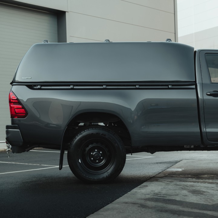 Hardtop Bed Cover, ProTop Tradesman, Toyota Hilux Single Cab 2016 - 2026 - EDK.ro