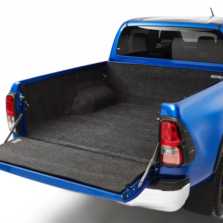 Under Rail Bed Liner, RealTruck BedRug Carpet, Toyota Hilux Double Cab 2016 - 2020 - EDK.ro