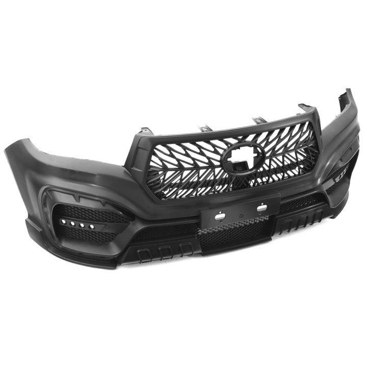 AMG Style Front Bumper with Arches, Predator, Toyota Hilux Double Cab 2016 - 2020 - EDK.ro