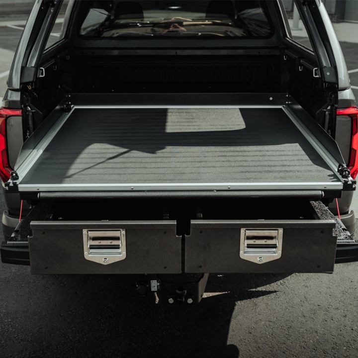 Sliding Tray, ProTop Twin Drawer System, Toyota Hilux Double Cab 2016 - 2020 - EDK.ro