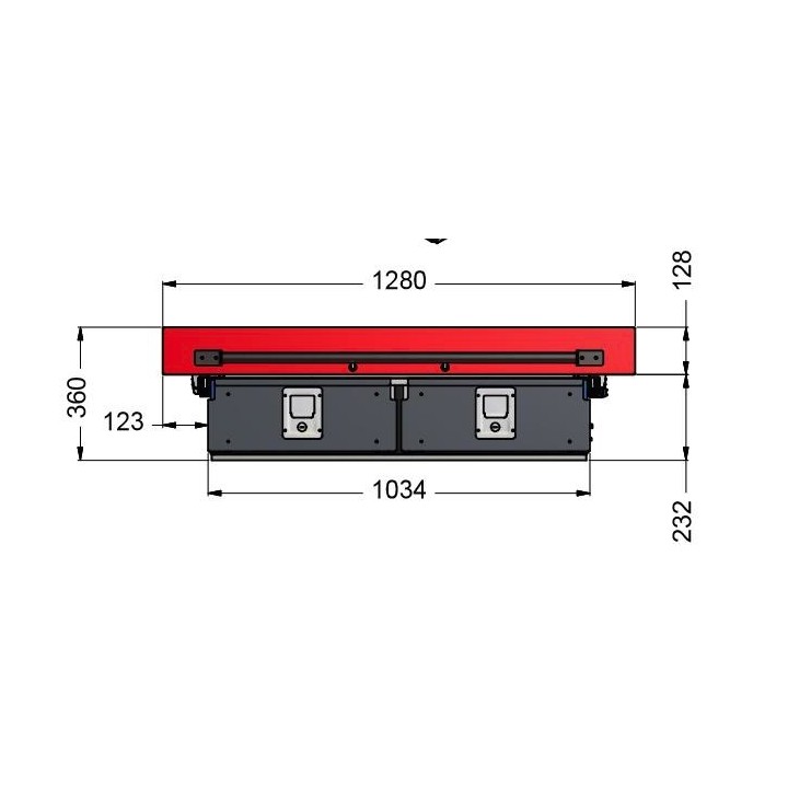 Tavă Glisantă, ProTop Twin Drawer System, Toyota Hilux Cabină Dublă 2016 - 2020 - EDK.ro