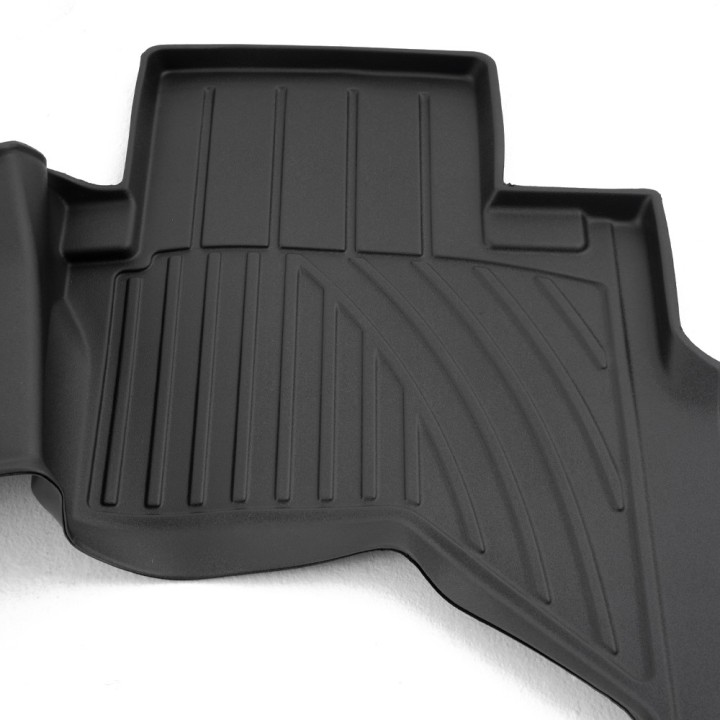 Floor Mats, Predator Set of 3D Ultra- - Auto Gearbox - LHD Cars, Toyota Hilux Double Cab 2016 - Present - EDK.ro