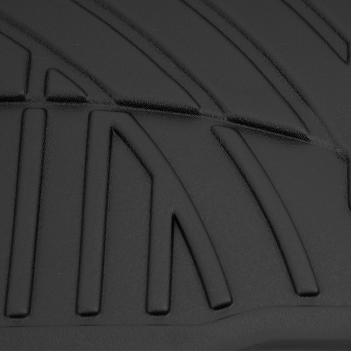 Floor Mats, Predator Set of 3D Ultra- - Auto Gearbox - LHD Cars, Toyota Hilux Double Cab 2016 - Present - EDK.ro