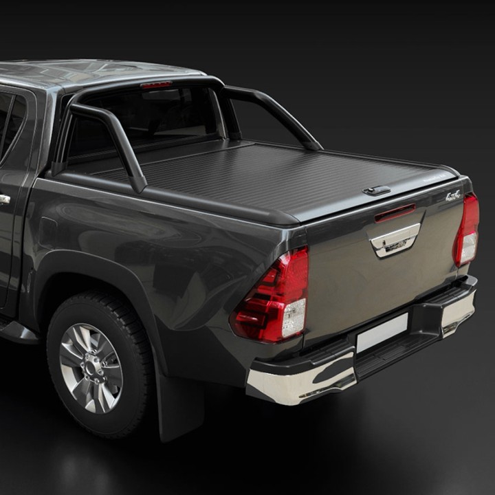 Rollbar Inox, Mountain Top, Culoare Negru, Toyota Hilux Cabină Extra 2016 - 2020 - EDK.ro