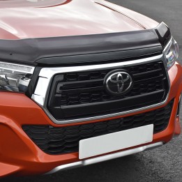 Deflector Capotă, Trux, Culoare Fumuriu Închis, Toyota Hilux 2016 - 2020 - EDK.ro