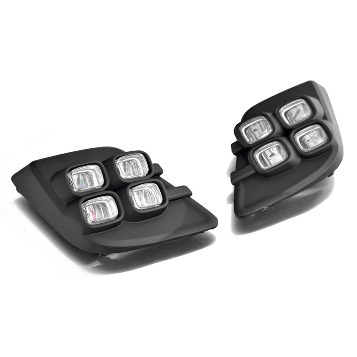 Daytime Running Lights, Predator Quad Style, Toyota Hilux 2016 - 2020 - EDK.ro