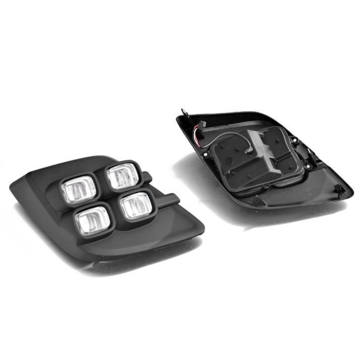 Daytime Running Lights, Predator Quad Style, Toyota Hilux 2016 - 2020 - EDK.ro
