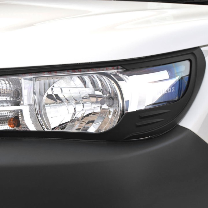 Headlight Covers, Trux (Active and Icon Models), Color Black, Toyota Hilux 2016 - 2020 - EDK.ro