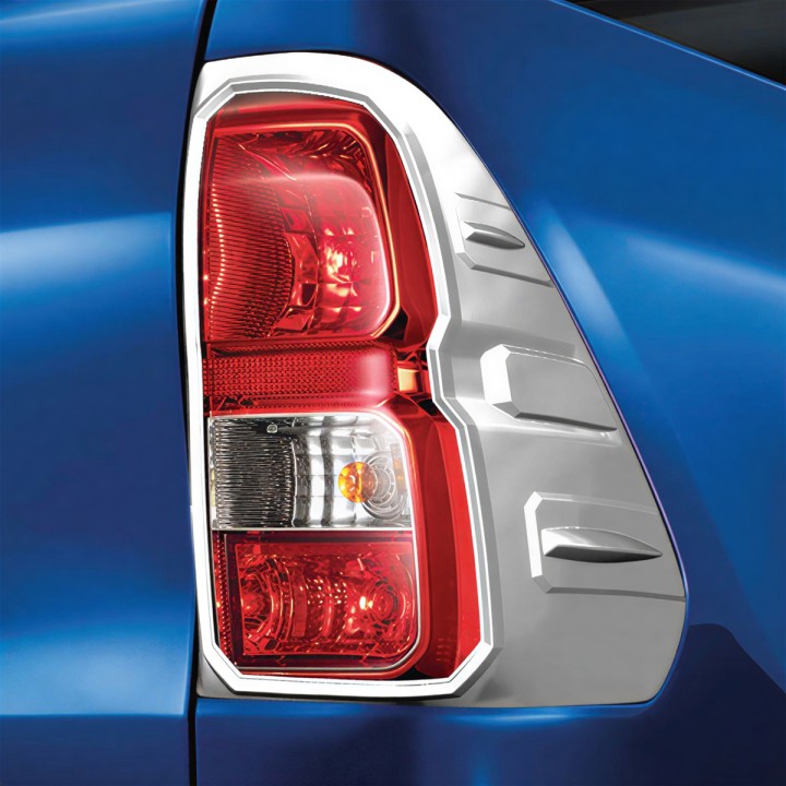 Rear Light Covers, Trux, Color Chrome, Toyota Hilux 2016 - 2020 - EDK.ro