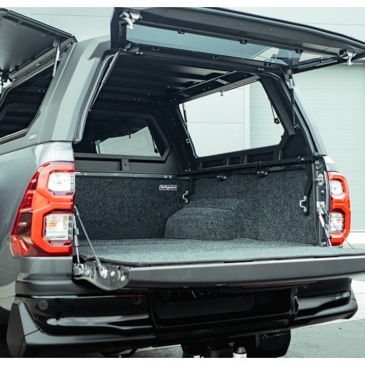 Over Rail Bed Liner, NLG SoftGuard, Toyota Hilux Double Cab 2020 - 2026 - EDK.ro