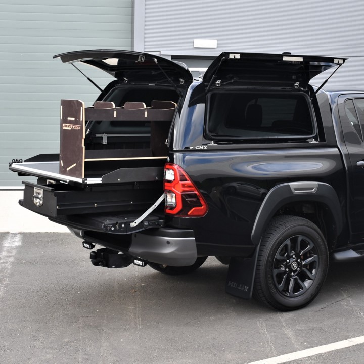 Hardtop Bed Cover, Alpha CMX, Toyota Hilux Double Cab 2020 - 2026 - EDK.ro