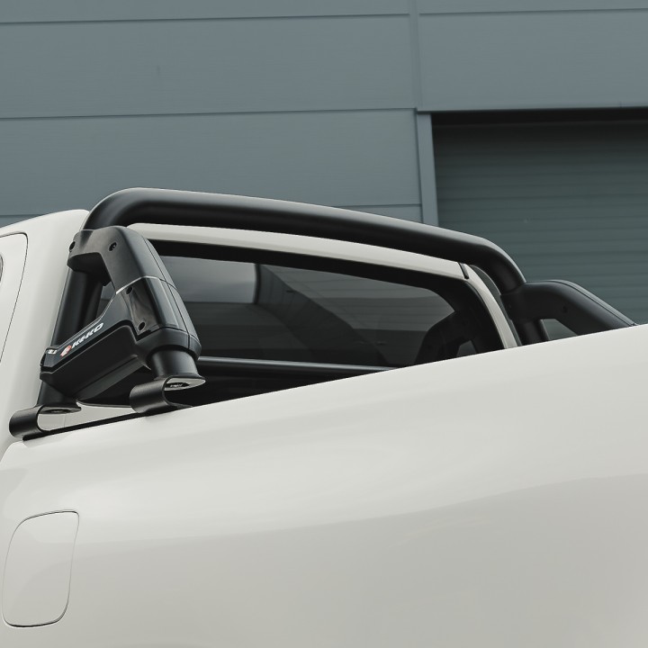 Rollbar Inox, Keko, Culoare Negru, Toyota Hilux Cabină Dublă 2020 - 2026 - EDK.ro