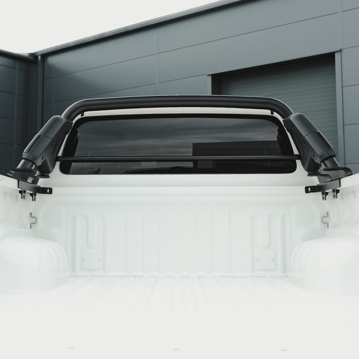 Rollbar Inox, Keko, Culoare Negru, Toyota Hilux Cabină Dublă 2020 - 2026 - EDK.ro