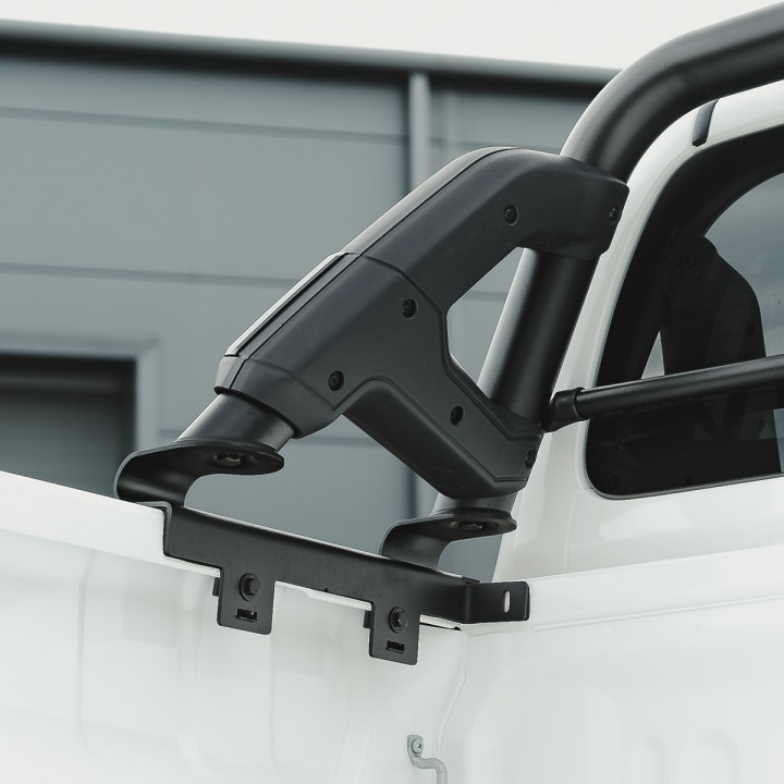 Stainless Steel Rollbar, Keko, Black Color, Toyota Hilux Double Cab 2020 - 2026 - EDK.ro