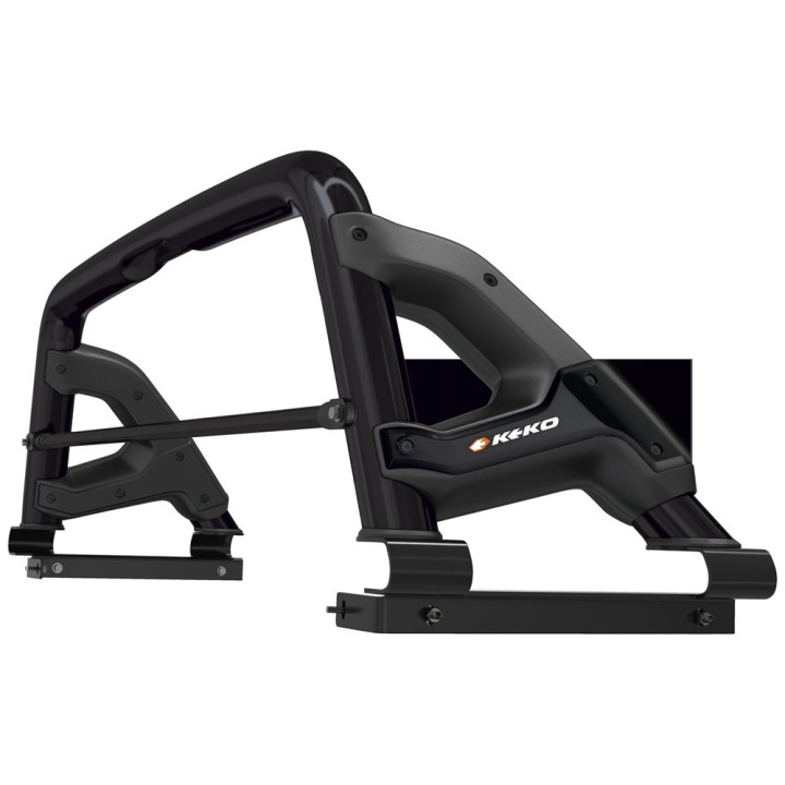 Rollbar Inox, Keko, Culoare Negru, Toyota Hilux Cabină Dublă 2020 - 2026 - EDK.ro