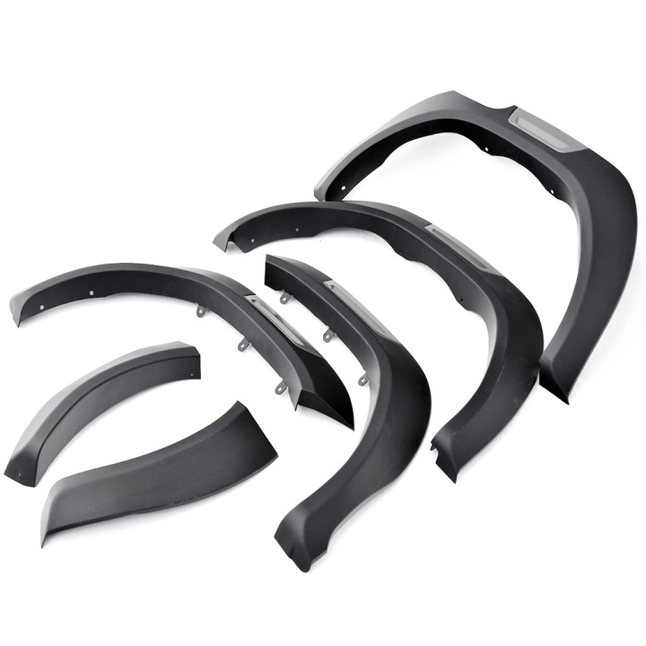 Extension, Predator 30 mm Large Wheel Arch Kit, Color Two-Tone, Toyota Hilux Double Cab 2021 - Present - EDK.ro