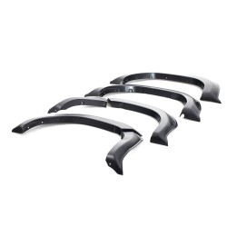 Extensii Aripi, Trux On GT-R Stil - Mat Negru cu Detail, Culoare Negru Lucios, Toyota Hilux Cabină Dublă 2021 - Prezent - EDK.ro
