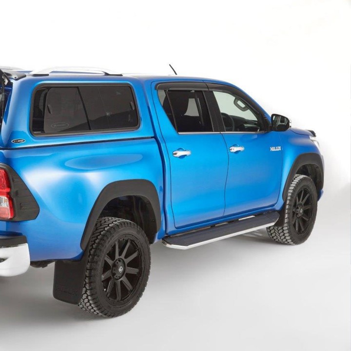 Wind Deflectors Set of 4, Trux, Color Tinted, Toyota Hilux Double Cab 2021 - Present - EDK.ro