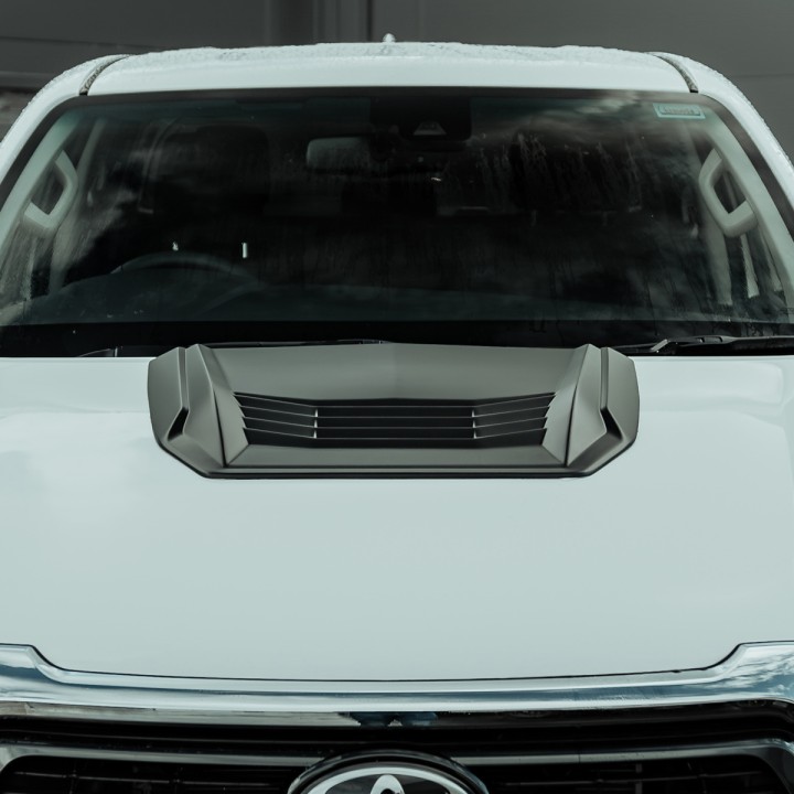 Bonnet Scoop, Trux Small, Color Matt Black, Toyota Hilux 2020 - 2026 - EDK.ro