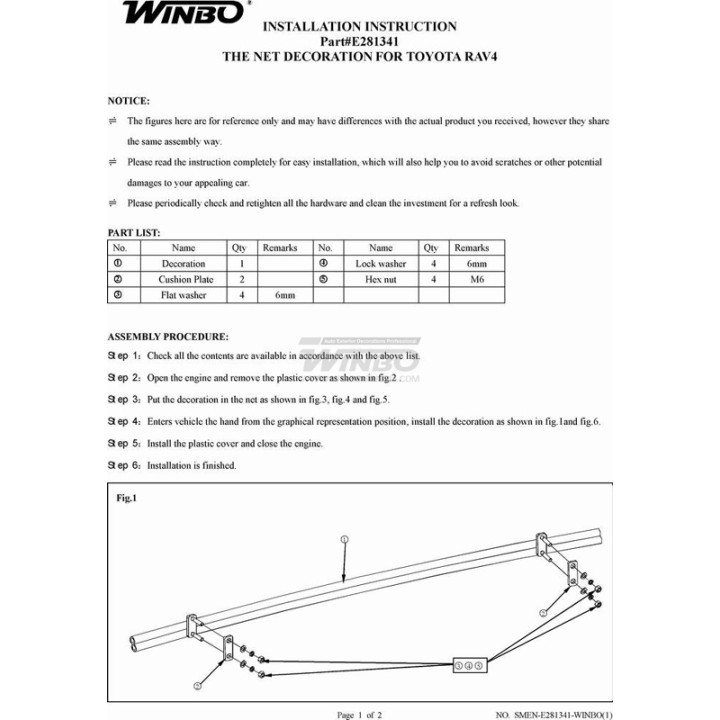 Grilă Față, Trux Facelift Lower Trim Kit, Culoare Crom, Toyota RAV4 2009 - 2010 - EDK.ro