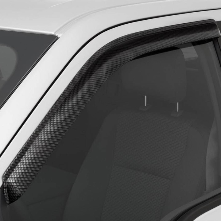 Front Wind Deflectors Pair, Trux 5Dr LWB, Color Carbon, Toyota RAV4 1995 - 2001 - EDK.ro
