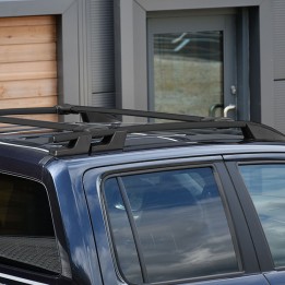 Roof Bars, Trux X-Treme Alloy, Color Black, Volkswagen Amarok Double Cab 2010 - 2020 - EDK.ro