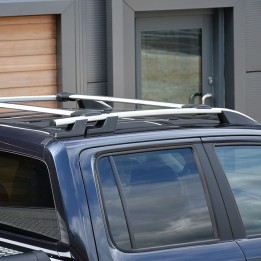 Roof Bars, Trux X-Treme Alloy, Color Silver, Volkswagen Amarok Double Cab 2010 - 2020 - EDK.ro