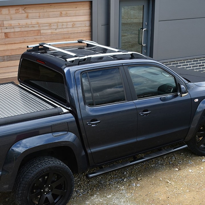Roof Bars, Trux X-Treme Alloy, Color Silver, Volkswagen Amarok Double Cab 2010 - 2020 - EDK.ro