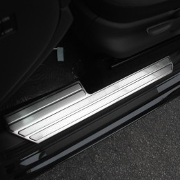 Protecții Praguri, Trux Oțel Protection, Culoare Inox Periat, Volkswagen Amarok Cabină Dublă 2010 - 2020 - EDK.ro