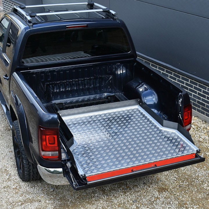 Platformă Glisantă pentru Benă, ProTop Full-Width - Alloy, Volkswagen Amarok Cabină Dublă 2010 - 2020 - EDK.ro