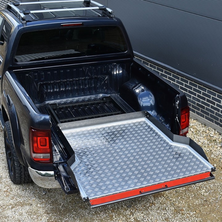 Platformă Glisantă pentru Benă, ProTop Full-Width - Alloy, Volkswagen Amarok Cabină Dublă 2010 - 2020 - EDK.ro