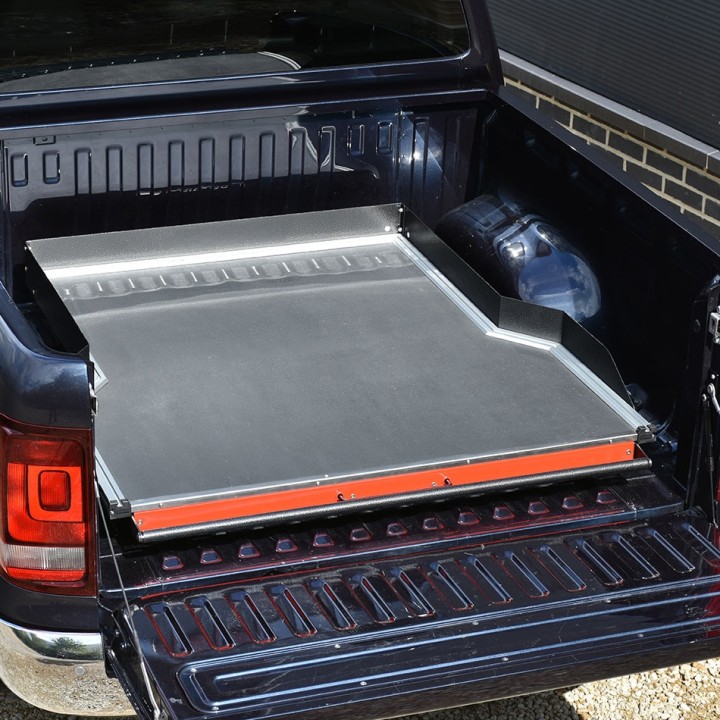 Platformă Glisantă pentru Benă, ProTop Full-Width - Rhino Deck, Volkswagen Amarok Cabină Dublă 2010 - 2020 - EDK.ro