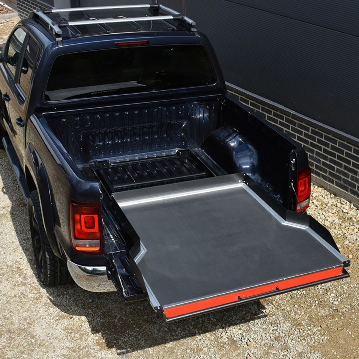 Platformă Glisantă pentru Benă, ProTop Full-Width - Rhino Deck, Volkswagen Amarok Cabină Dublă 2010 - 2020 - EDK.ro