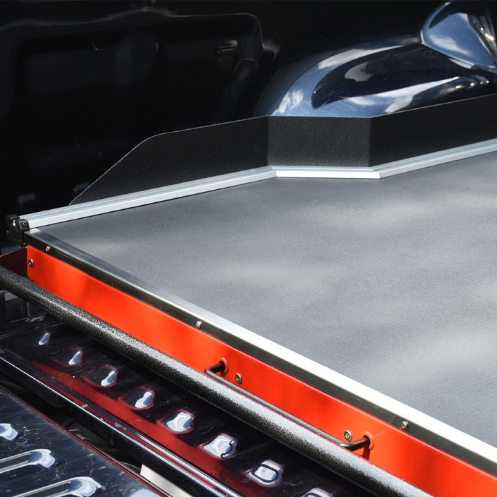Sliding Bed Tray, ProTop Full-Width - Rhino Deck, Volkswagen Amarok Double Cab 2010 - 2020 - EDK.ro