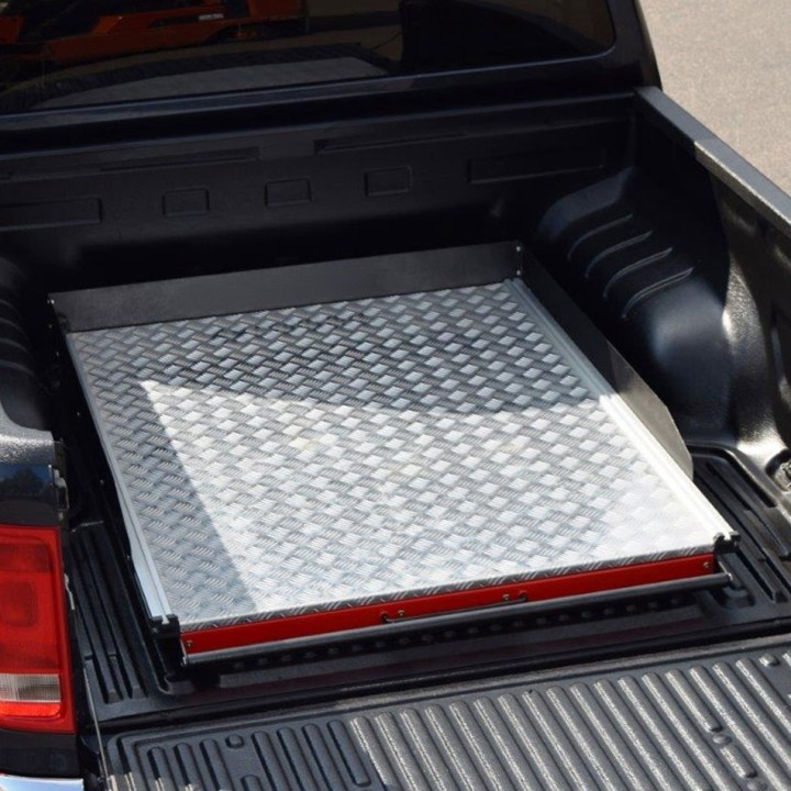 Sliding Bed Tray, ProTop Standard - Alloy, Volkswagen Amarok Double Cab 2010 - 2020 - EDK.ro
