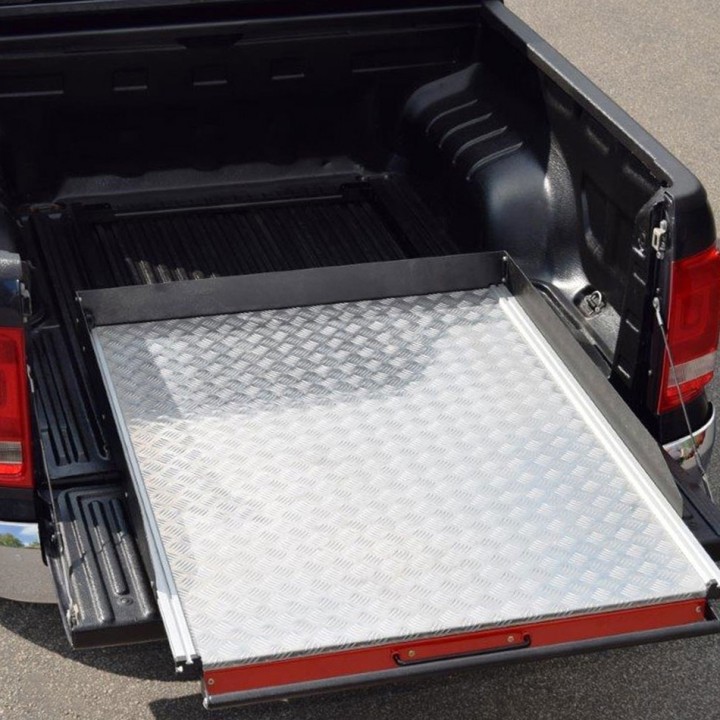 Sliding Bed Tray, ProTop Standard - Alloy, Volkswagen Amarok Double Cab 2010 - 2020 - EDK.ro