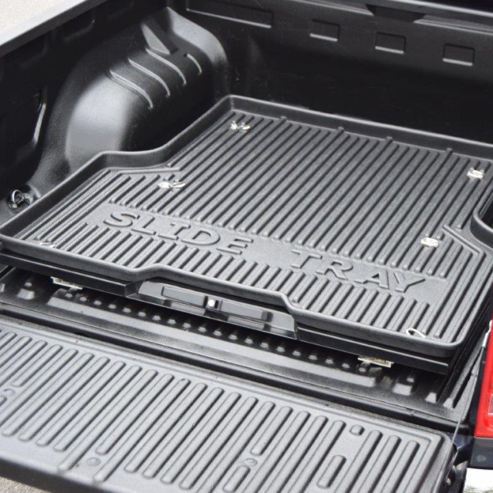 Sliding Bed Tray, Trux Steel with Plastic Top, Volkswagen Amarok Double Cab 2010 - 2020 - EDK.ro