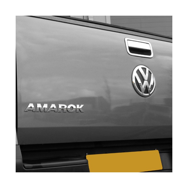 Capac Mâner Hayon, Trux Oțel și Surround, Culoare Inox, Volkswagen Amarok Cabină Dublă 2010 - 2020 - EDK.ro